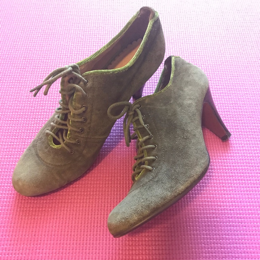 Genuine Suede Booties